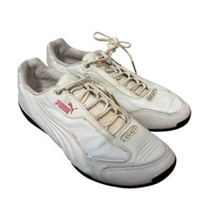 Puma Men's Ducati White and Red Sneakers Art NO. 302989 02